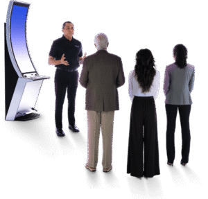 Attendees learn information in a GLI University course focusing on slot machines.